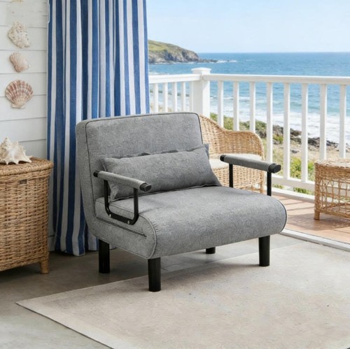Single fabric sofa - single, sleeper