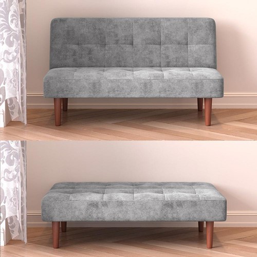 Fabric seater sofa bed - seater,
