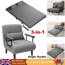 Single/ Double Fabric Sofa Bed