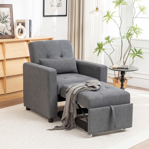 Folding linen chair - bed, single