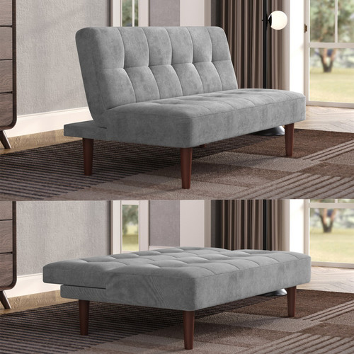 Fabric seater sofa bed - fabric,