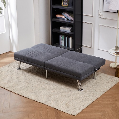 Linen fabric recliner - fabric, sofa