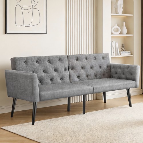 Double fabric sofa - double, bed