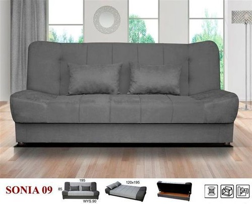 Sofa bed with storage - sofa, woven