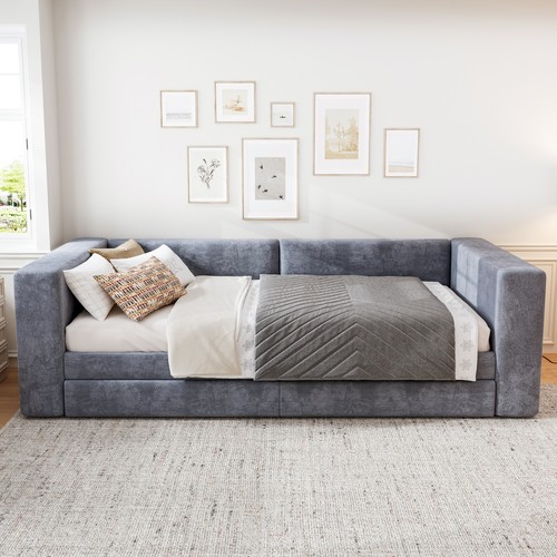 Upholstered 3ft single bed - 3ft,