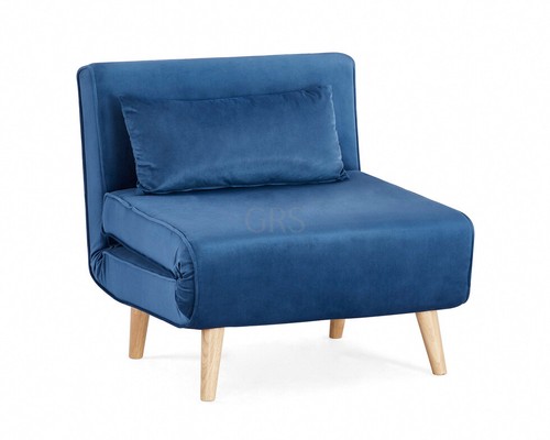 Sofa bed single - sofa, velvet